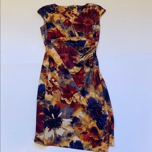 Ralph Lauren Floral Faux Wrap Dress